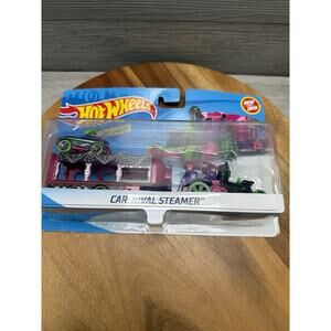 Hot Wheels Super Rigs Tooned up Transporter & Vehicle GKC23